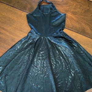 XS Geometrical Floral Black reversible dress by Blackmilk Clothing